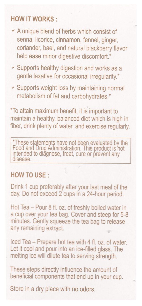 Paquete Hyleys Colon Cleanse y té para pérdida de peso natural