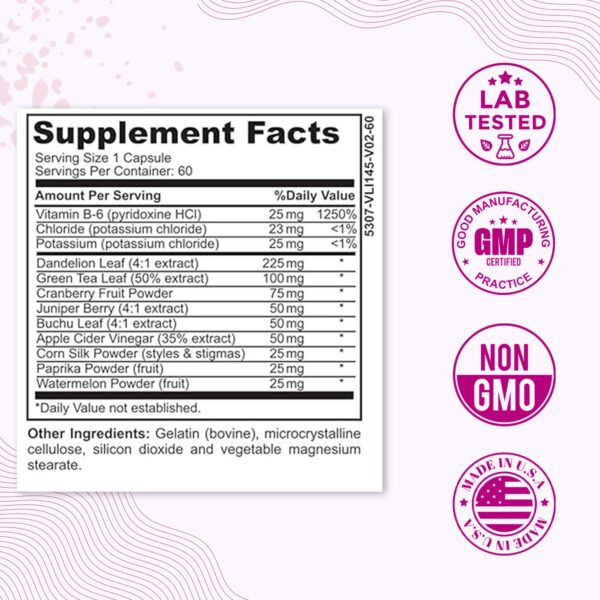 Suplemento LadyMe vitamina B6 y té verde para mujeres