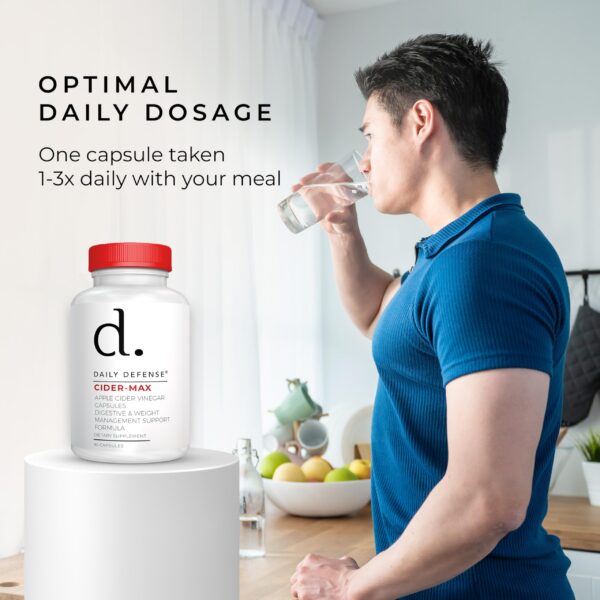 Paquete Daily Defense cápsulas vinagre manzana 90 unidades