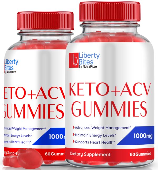 Paquete Liberty Bites Keto ACV gomitas para pérdida de peso