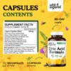 Cápsulas Wild & Organic con polvo de cereza ácida y cúrcuma para ácido úrico