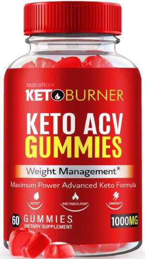 Gomitas Keto Burner ACV NutraRize para bajar de peso