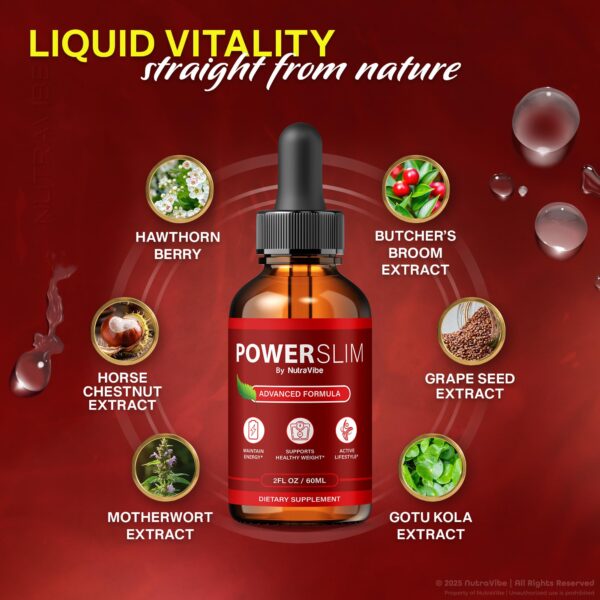 Etiqueta trasera PowerSlim Drops