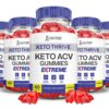 Paquete de 5 gomitas Keto Thrive ACV 300 unidades