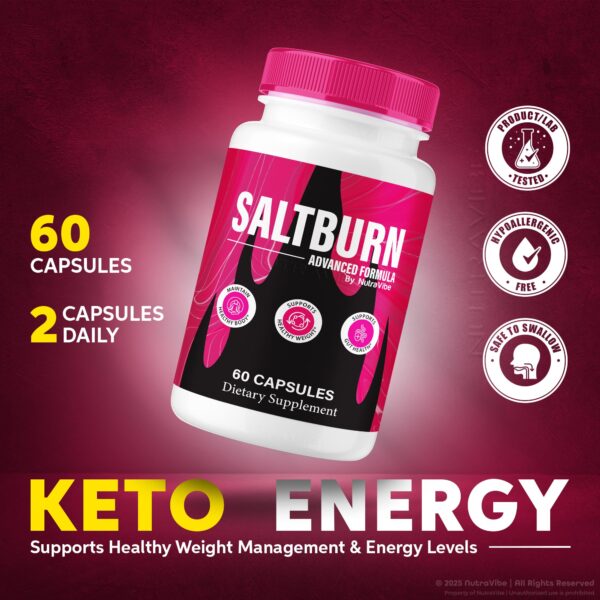 Cápsulas Salt Burn alineadas