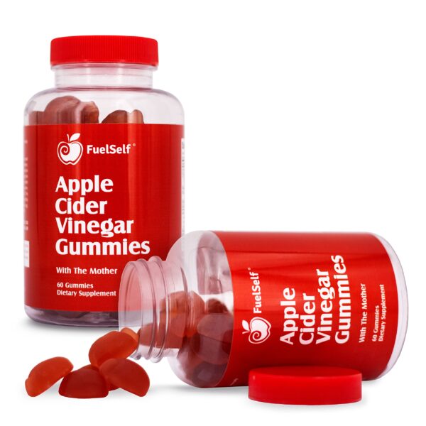 Detalle gomita FuelSelf vitaminas B12 y B6 con vinagre sidra manzana