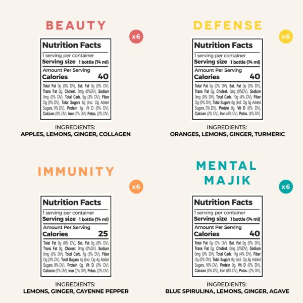 Jugo PUR prensado en frío para detox y energía