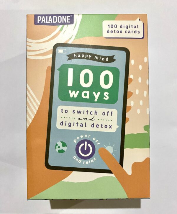 Tarjetas Paladone para desintoxicación digital y bienestar personal