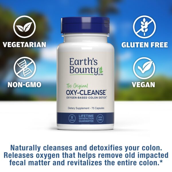 Earth's Bounty Oxy-Cleanse solución suave para colon