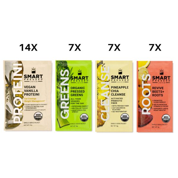 Proteína vegana de vainilla Smart Pressed para limpieza