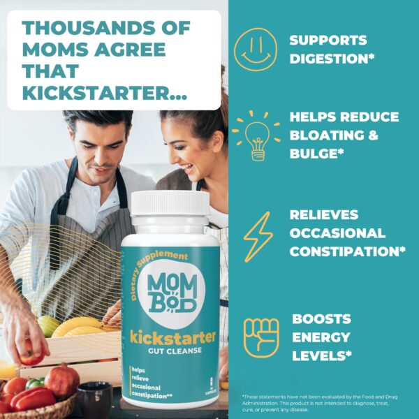 Alivio natural estreñimiento MomBod con aloe, sen y linaza