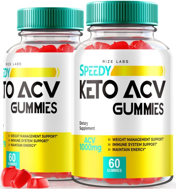 Speedy Extreme Keto Plus ACV gomitas 120 piezas paquete doble