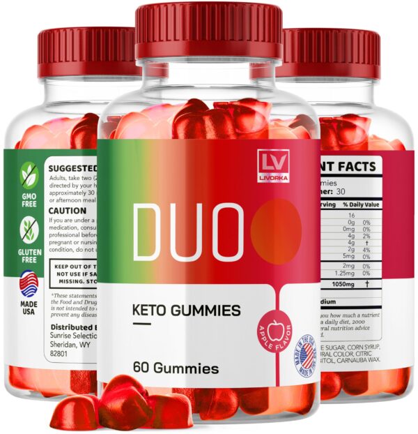 Gomitas Duo Keto ACV para bienestar y salud diaria