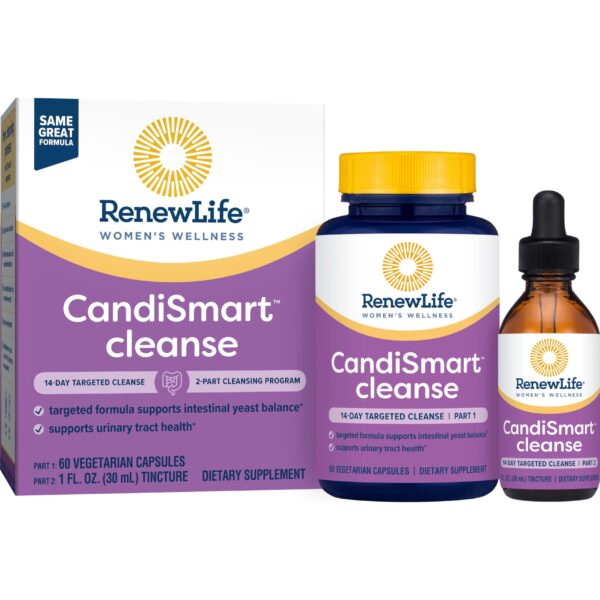 Kit Renew Life CandiSmart limpieza levaduras salud intestinal