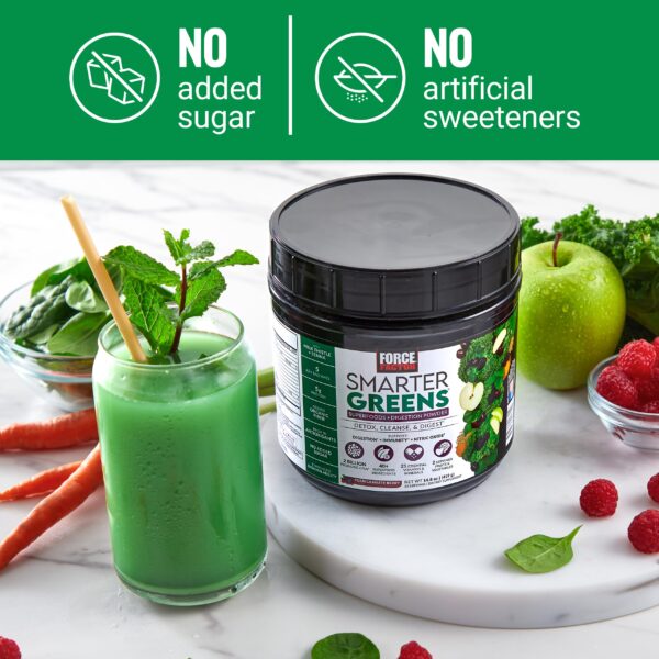 Frutas y verduras en Force Factor Smarter Greens superalimentos