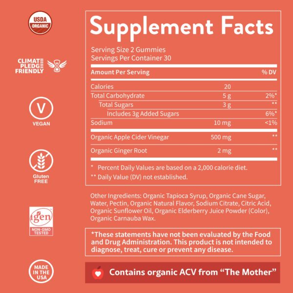 Gomitas WellPath veganas vinagre de sidra de manzana con beneficios