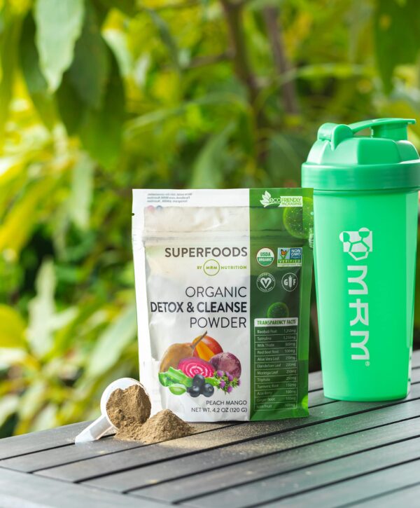 Polvo detox MRM con clorofila, ficocianina y electrolitos naturales