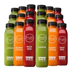 Kit diario PUR jugos prensados frío 18 botellas