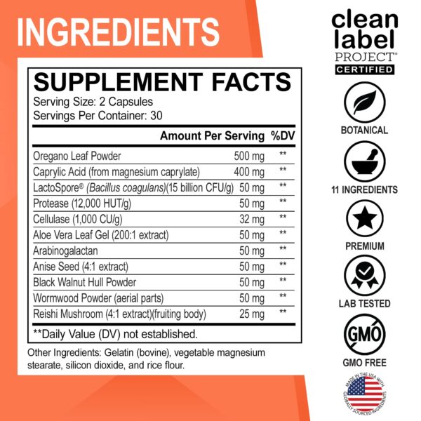 Suplemento digestivo para salud intestinal y eliminacion de toxinas