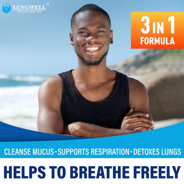 Cápsulas Lungwell apoyo pulmonar y alivio estrés