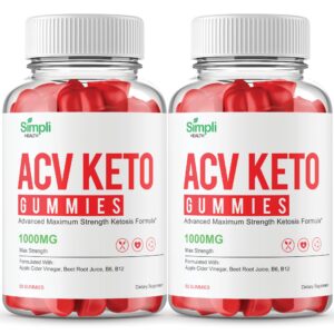 Paquete de gomitas IDEAL PERFORMANCE ACV Keto Simpli Health 120 piezas