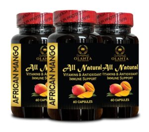 Botellas de suplemento Mango Africano OLANTA TRADE SOLUTION