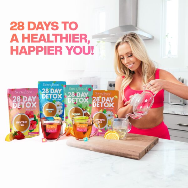 SkinnyBoost té detox sin gluten ni ingredientes artificiales