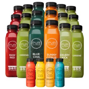 Set PUR jugos prensados en frío limpieza total 3 días