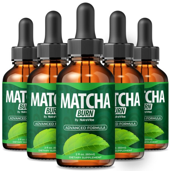 Gotas Matcha Burn frontal