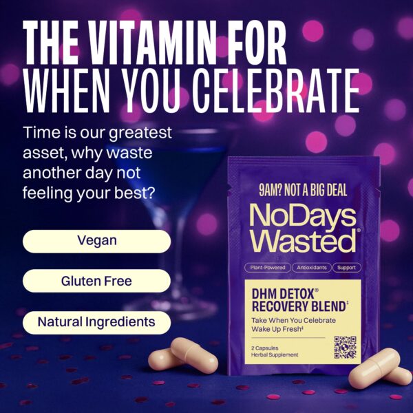 Cápsulas DHM Detox recuperación descanso natural