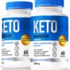 Cápsulas Keto Energize en envase blanco premium
