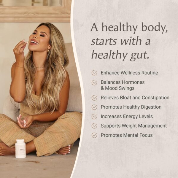 Cápsulas Paulina FITNESS Reset para salud y alivio hinchazón