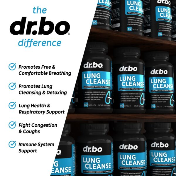 Envase DR. BO cápsulas para desintoxicación avanzada