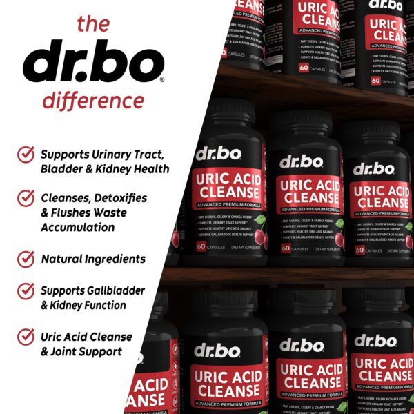 Pastillas detox ácido úrico DR. BO 60 unidades