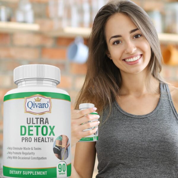 Frasco Ultra Detox Pro Health suplemento fibra detox