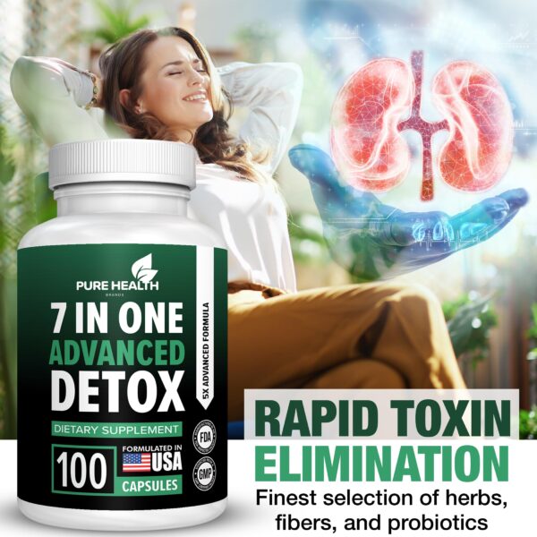 Detox rápido para cuerpo y hígado 7 en 1