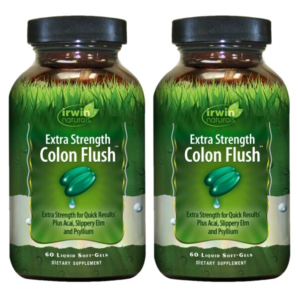 Envase Irwin Naturals limpieza intestinal extra fuerte Envase Irwin Naturals limpieza intestinal extra fuerte