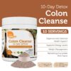 Etiqueta producto detox colon Zahler sabor pepino y menta