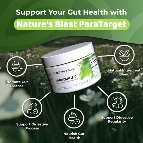 Etiqueta ingredientes NATURES BLAST ParaTarget