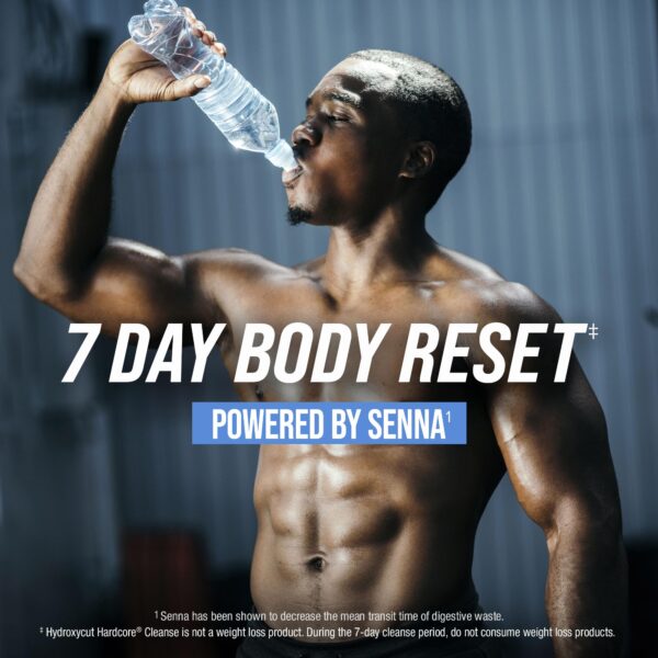 Frasco Hydroxycut Hardcore para limpieza y pérdida de peso