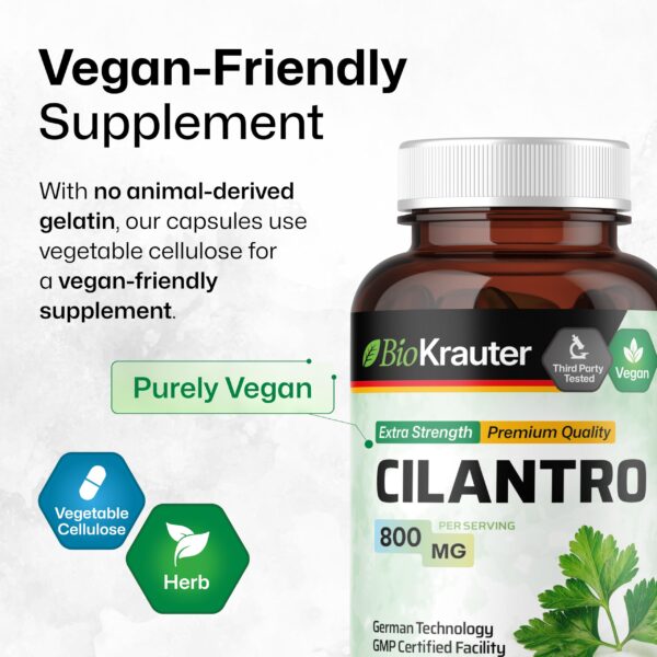Suplemento BIO KRAUTER con cilantro para limpieza y detox