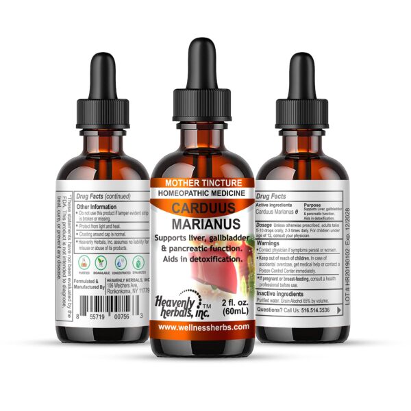 Detalle gotero tintura Carduus Marianus
