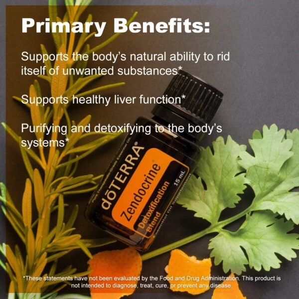 Caja de aceites esenciales doTERRA para limpieza natural