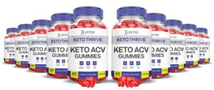 Keto Thrive Gomas Keto ACV con sabor delicioso
