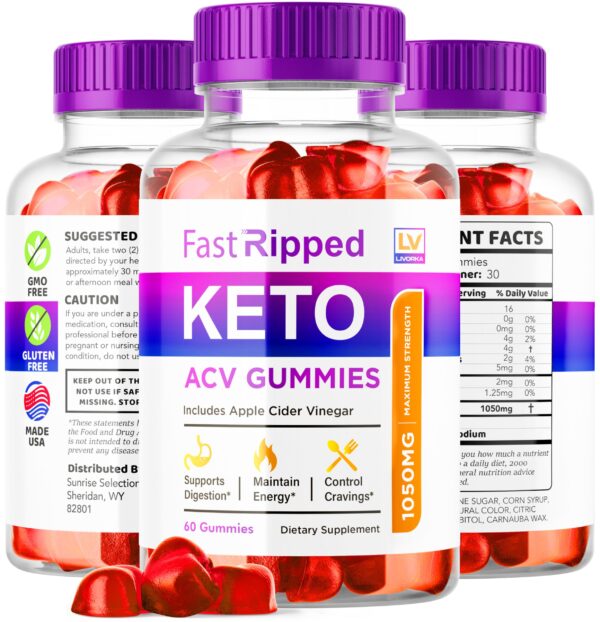 Gummies Fast Ripped Keto 5 meses para pérdida peso