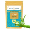 Caja de té detox aloe vera lotustoday con hierbas naturales