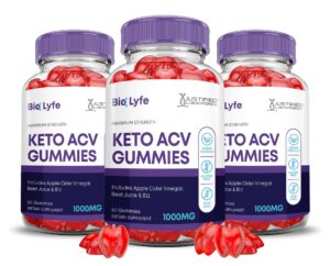 Paquete 3 Bio Lyfe Keto ACV gomitas naturales 180 unidades
