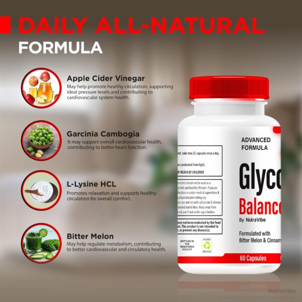 Glycogen Blood Balance pastillas ingredientes naturales para energía