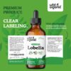 Lobelia orgánica suplemento pulmonar sin aditivos artificiales