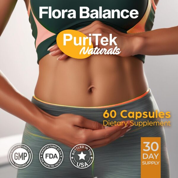 Cápsulas Puritek Naturals ayuda detox candida flora balance natural